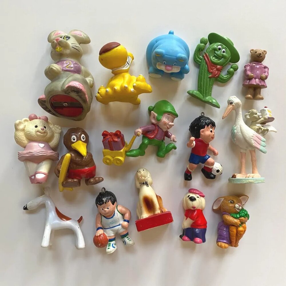 Mini PVC Figures Kids Toys 1980s 1990s LOT